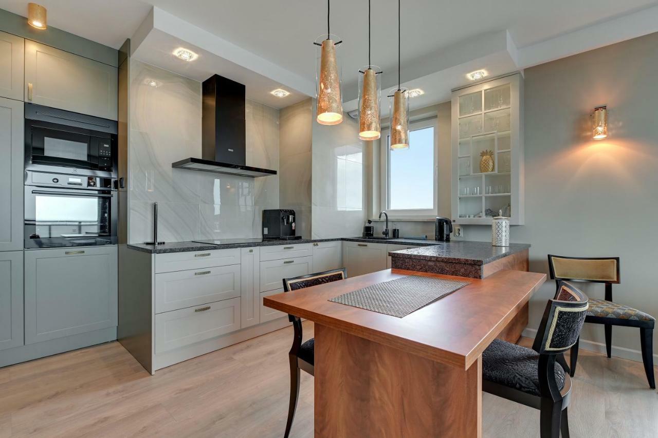 Blue Mandarin Premium Apartment Gdansk Bagian luar foto