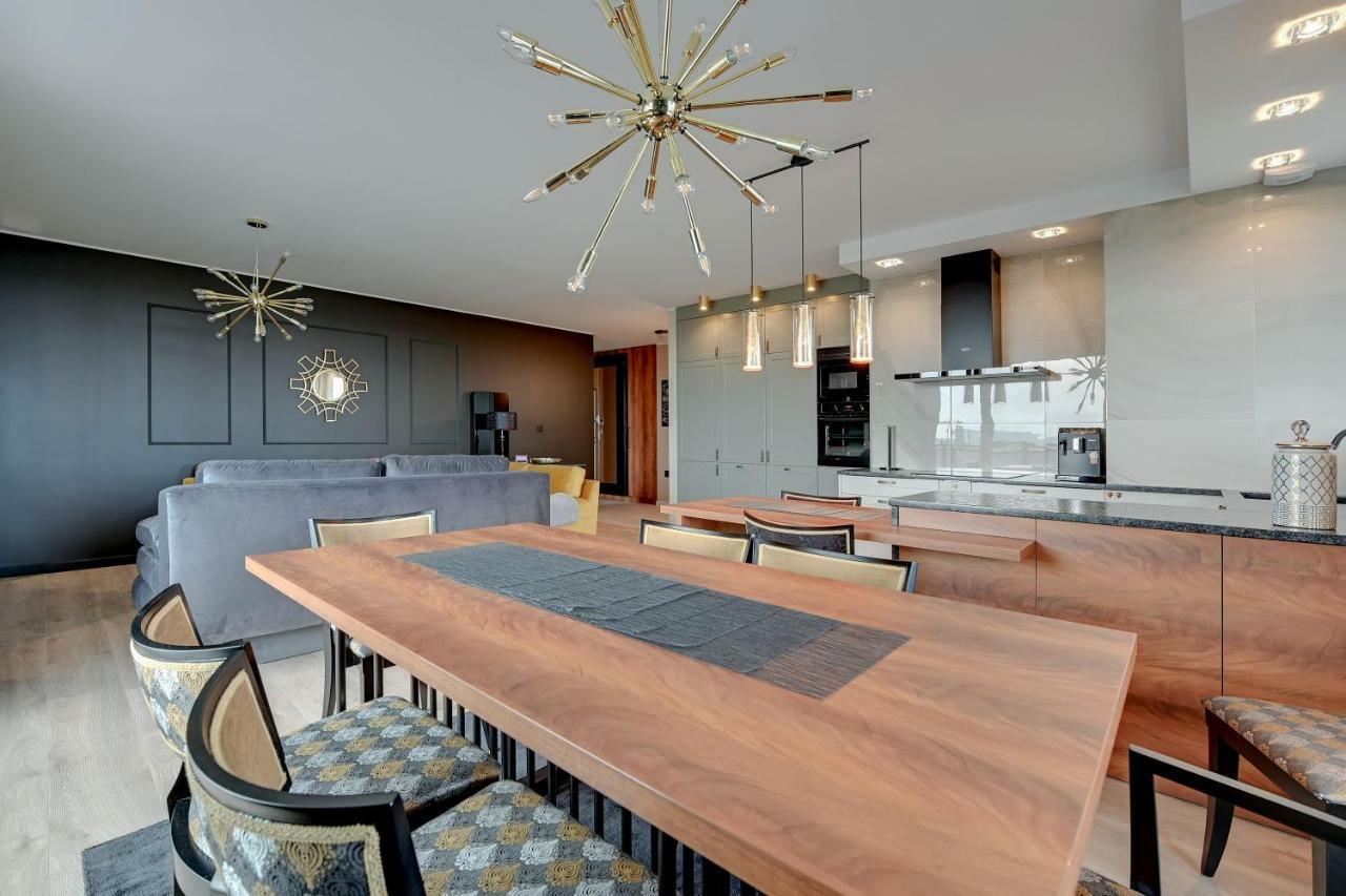 Blue Mandarin Premium Apartment Gdansk Bagian luar foto