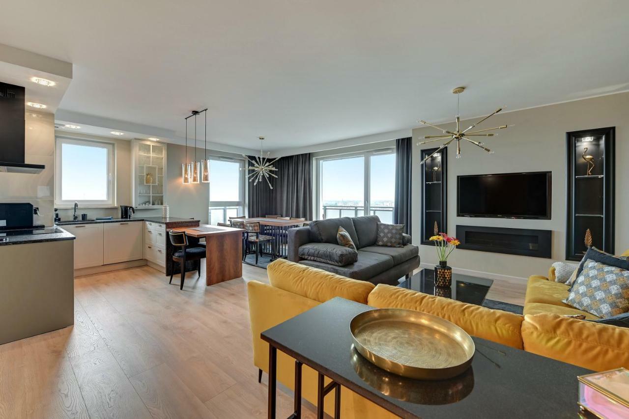 Blue Mandarin Premium Apartment Gdansk Bagian luar foto